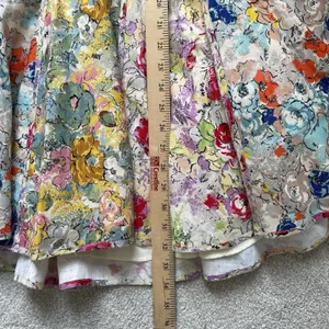 ZIMMERMANN Clover Paneled Mini Dress 100% Linen Spliced Multi Floral Size 2 thumbnail 13