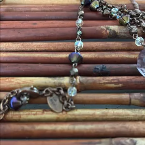 Lia Sophia Three Strand Multicolor Beaded Necklace thumbnail 5
