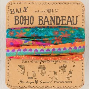 Natural Life Half Boho Bandeau Headband - -#397 thumbnail 1