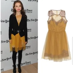 ‎Rodarte for target gold dress C27 thumbnail 4