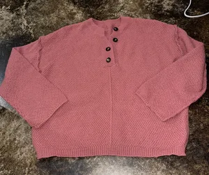 Shein Button Knit Sweater thumbnail 1