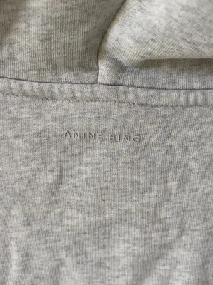 Anine Bing Sport Harvey Sweatshirt in Heather Grey NWT thumbnail 5