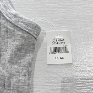 New Aerie Wide Rib Tank Top Medium Heather Gray Size XS thumbnail 9