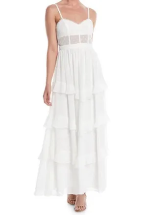 Fame and Partners Maxi White Dress thumbnail 1