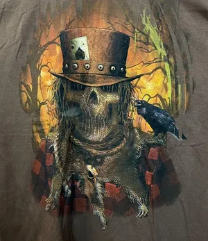 Scarecrow Horror Brown Tshirt size Extra Large  thumbnail 2