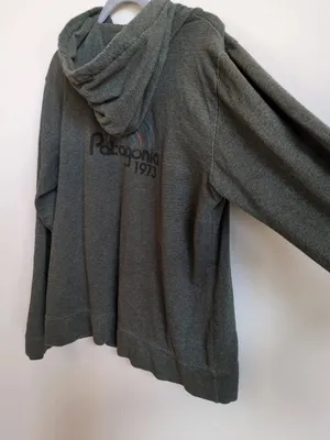 Patagonia 1973 Womens XL Gray Full Zip Hoodie Common Threads Partnership thumbnail 9