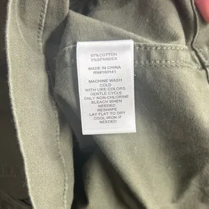 Frye Green Utility Jacket Cargo Full Zip Button Up Drawstring Waist Size XL thumbnail 5