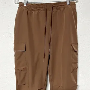 Hedge neutral cargo joggers‎ medium pants unisex windbreaker material drawstring thumbnail 4