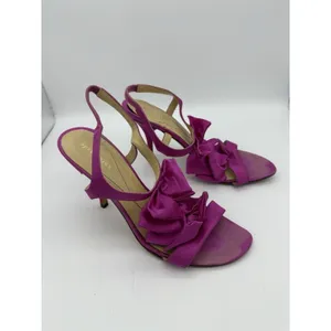 Kate Spade Slingback 4" Heels Size 8 Pink Bows Wedding Preppy Barbie Coquette thumbnail 5