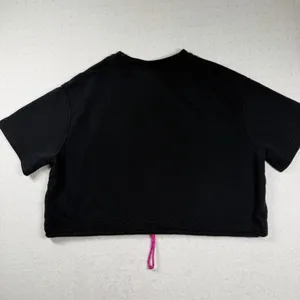 Nike Sportswear Essential Cropped Fleece Crewneck Sweatshirt Black Women’s Large thumbnail 7