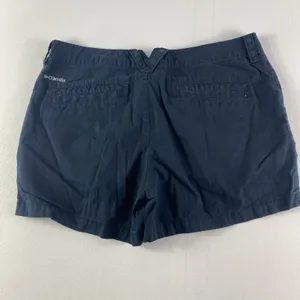 Columbia Shorts Womens 4‎ Black 4" Inseam Chino Cotton 30" Waist Hiking Ladies thumbnail 6