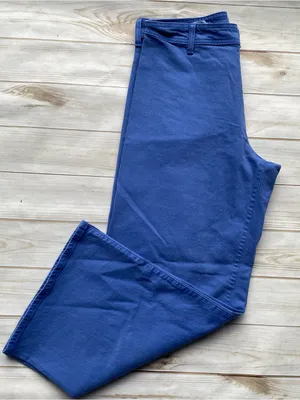 Universal Thread high waist sailor wide leg indigo blue denim jeans fall winter thumbnail 6