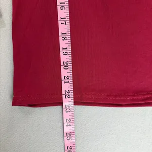 Women's Maroon Color Long Sleeve Thin Top Size S #260797 thumbnail 4