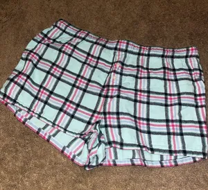 SO pj/lounge plaid bottoms medium with ties Blue thumbnail 1