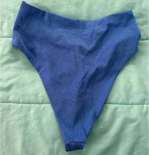 Aerie Bathing Suit Bottoms Cheeky blue thumbnail 2
