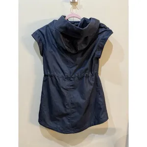 Woolrich John Rich‎ & Bros. hooded utility vest Size XS Lightweight Blue thumbnail 3