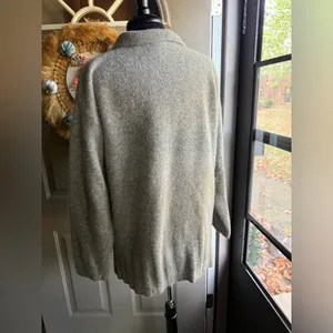 Vintage Y2K The Limited angora rabbit hair henley sweater, size medium thumbnail 6