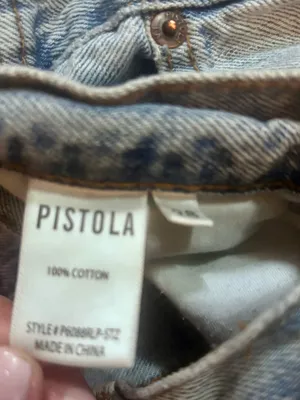 Pistola Light Blue Cropped Straight Jeans Inseam 25 Size 28. EUC thumbnail 9