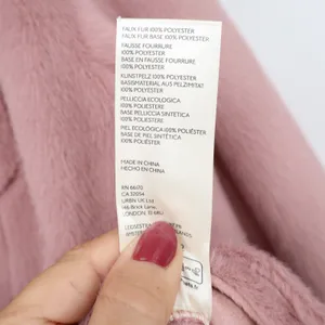 Free People Jacket Women's XS We The Free Mauve Faux Fur Plush NEW thumbnail 5