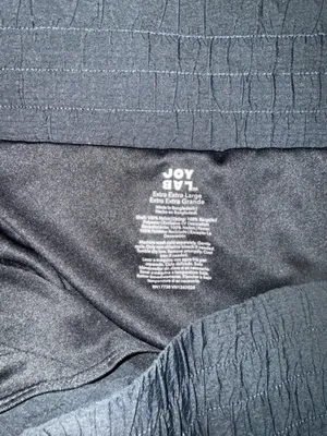 JoyLab Women’s Black Athletic Shorts with White Trim thumbnail 3