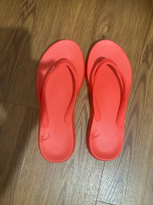 New Balance Orange Women's Flip Flop Sandals thumbnail 2