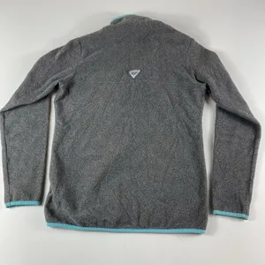 Columbia‎ 1/4 Snap Jacket Womens Small Gray T-Snap Fleece Long Sleeve Ladies thumbnail 5