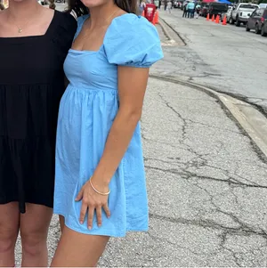 Blue mini dress thumbnail 3
