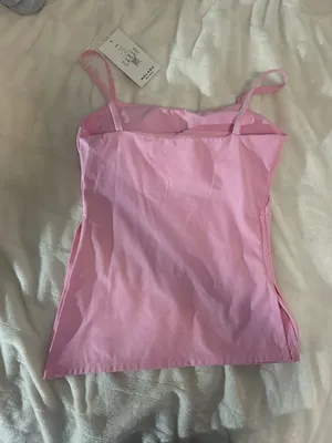 Halara tank top pink XS with slit  thumbnail 2