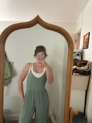 Boutique sea foam green jumpsuit thumbnail 2