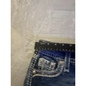 Rock Revival Kai Sequin & Rhinestone Bling Jean Shorts - Size 25 thumbnail 12