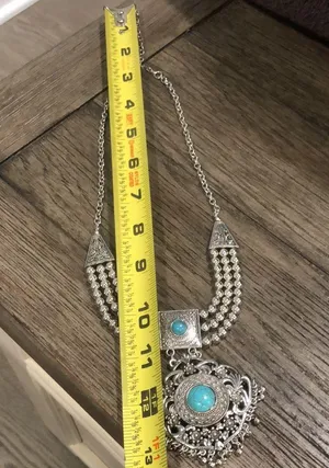 Silver Turquoise Necklace thumbnail 4