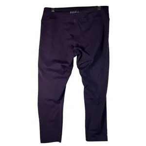 NOBULL Leggings High Rise Crop Heathered‎ Purple Large CrossFit Training Yoga L thumbnail 2