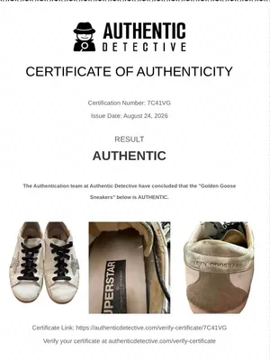 Golden Goose Super-Star Sneakers EU 39(9) White Leather Silver Glitter Star GGDB thumbnail 13