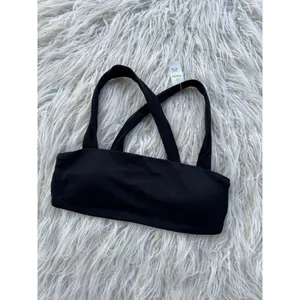 OFFLINE By Aerie Real Me Xtra Square Neck Sports Bra Black Size Small thumbnail 3