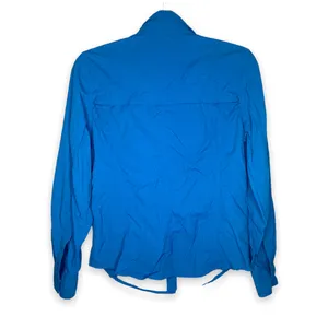 L.L. Bean Blue Windbreaker Long Sleeve Shirt Small Regular thumbnail 5