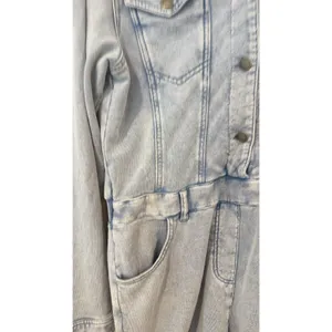 Z Supply Coyote Soft Cloth Denim Look Terry Cloth Romper Size Medium thumbnail 3