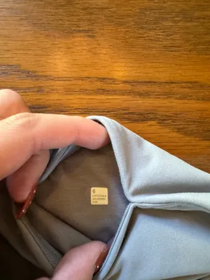 Light Gray Lululemon Shorts Size 6  thumbnail 2