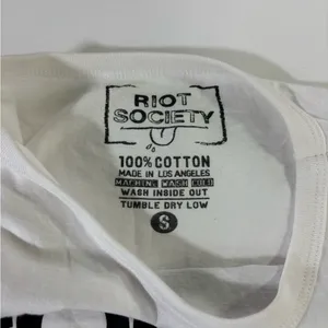 Riot Society White #OOTD tee thumbnail 5