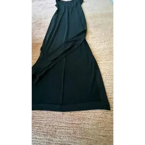 Hugo Buscati Collection Black Maxi Dress Size 4 Open Back Evening Gown thumbnail 3
