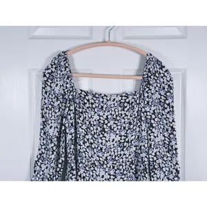 Abercrombie & Fitch Ditsy Floral Midi Dress Size M Tall Cottage Prairie Romantic thumbnail 5