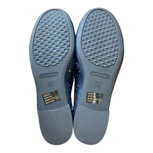 Aerosoles x Martha Stewart Shelley Flats 8.5 Navy Leather Studded Ballet Shoes thumbnail 11