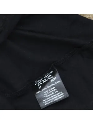 NWT Just Love 100% Cotton Sleepwear Pajama Set Top & Pants 92278961 Black M thumbnail 10