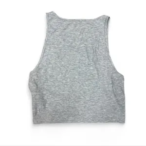 American Eagle Outfitters Gray Tank Top with Sunflower Print thumbnail 2