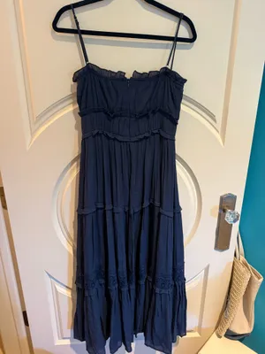 Altar'd State Navy Maxi Dress thumbnail 5