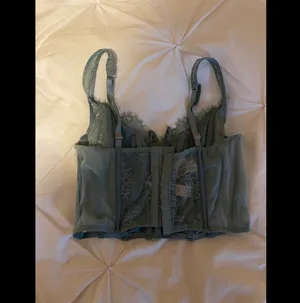 Victoria's Secret Seafoam Green Dream Angels Corset thumbnail 2