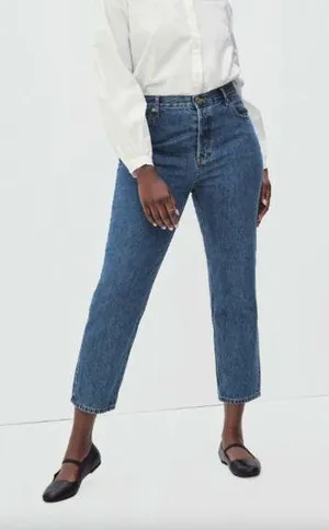 Everlane the Curvy 90s Cheeky Straight Jean thumbnail 1