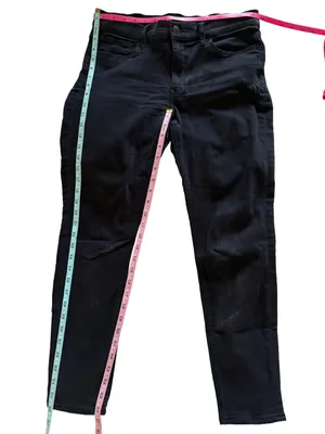 Express Stretch Mid Rise Leggings Size 10S Black thumbnail 4