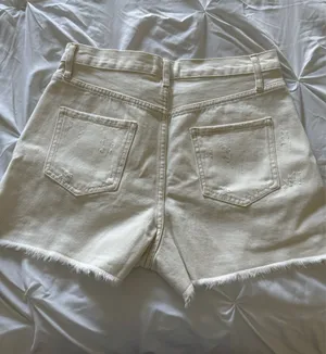 These Three Boutique White Shorts Denim thumbnail 4