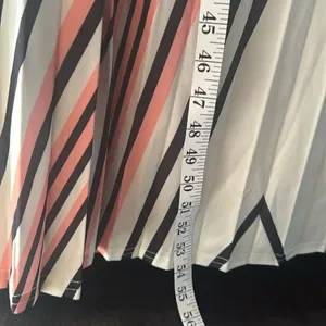 Women’s Long Sleeve Printed Casual Maxi Dress with Pleated Skirt Size M thumbnail 15