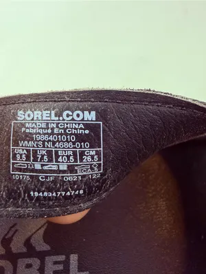 Sorel‎ Slingback Platform Wedges Black with Olive Trim Size 9.5 thumbnail 7